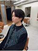 フェザーショート×パーマ