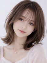 ムーン 仙台一番町店(OON)&nbsp;くびれレイヤー/ミルクティーベージュ/ミディアムレイヤー/仙台