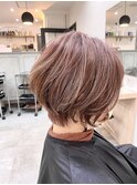 優しいショートボブ