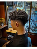 アクティブカール×スキンフェード