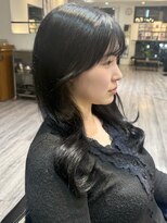 コラソン(corazon)&nbsp;お顔周りレイヤー+艶感たっぷりグレージュカラー