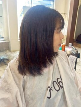 ナオシ 田原台店(nao c) ナチュラル艶ストレートミディ【四條畷市】