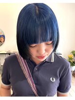 ラック 津田沼(LUCK)&nbsp;ブルーダブルカラーインナーカラーケアブリーチ