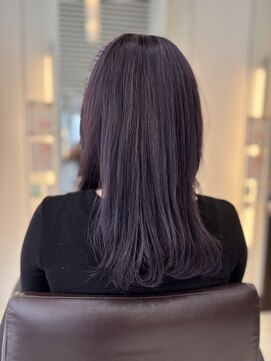 ブルーテーフ(Bleu Terre) 暗めバイオレットヘアカラー