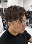 [嶋貫千颯]ツイストスパイラルパーマ