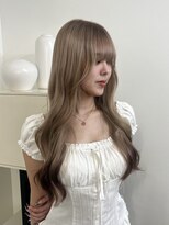 ソア バイ リコヘアーうるま(SOAR by lico hair Uruma)&nbsp;レイヤーカット/ミルクティーベージュ/ダブルカラー/うるま市