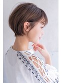 【LANY 横浜】 スッキリくびれショート×ミルクティブラウン