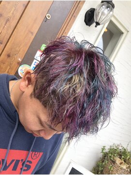 ヘア ラボ トアル(hair labo toaru) ユニコーンカラー×メンズ