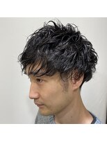 グリーン 渋谷(green) 【SATOSHI】クリームパーマ×ジェル仕上げ