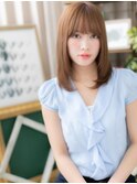 斜めバングが大人かわいい♪ラブストレートb戸頭20代30代40代