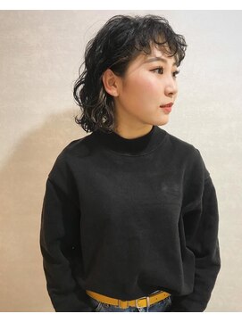 フロート 小阪店(float) インナーカラー_クールショート　ピンクグレージュ　ボブルフ