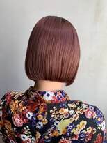 アイティー バイ アルバム 中野店(IT by ALBUM)&nbsp;ピンクボブ_くびれミディイヤリングカラー_ba317201