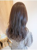 透け感アッシュグレージュ×ロング*_市川