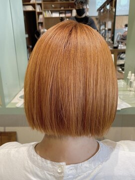 コレット(COLETTE) オレンジベージュ　オルチャン　ミニボブ