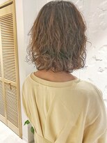 コフィー バイ メルト 吉祥寺(cofy by melt)&nbsp;【三ツ井】くせ毛風柔らかパーマ アンニュイ大人可愛い ベージュ