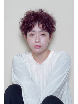 クシュ 所沢東口店(kusyu...) ホワイティアッシュ冬カラーフレンチガーリー前髪なしショート