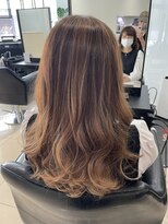 大人ハイライト　メルティカラー☆ミディアム　ショコラベージュ