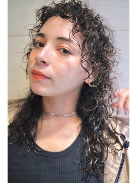 ラレイ(Lalei) 【Lalei】ソバージュウェットスタイル　スパイラルパーマ