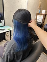 スターズ 渋谷(STARS)&nbsp;ネイビーブルー×インナーカラー