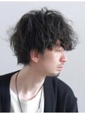 Men'sモード感のある大人パーマ
