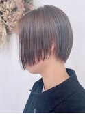 【前下がりグラデーションボブ】×【シークレットハイライト】