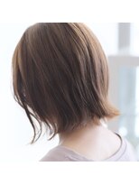ヘアデザイン シュシュ(HAIRDESIGN Chou Chou produce by ORANGE)&nbsp;大人気切りっぱなしボブ。