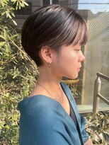 サンド 表参道(sand)&nbsp;ショートボブパーマ20代30代40代イヤリングカラー大人可愛い