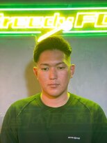 グリーディーフォックス 三軒茶屋(GreedyFOX)&nbsp;波巻き/マッシュパーマ/ウルフ/ハイライト<理容室>三軒茶屋