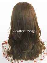 サラジュ 仁川店(SARAJU) 透明感カラー 透明感◎シフォンベージュ ロングスタイル