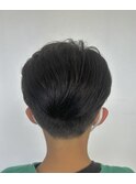 キッズカット刈り上げ立体感すっきりさわやか黒髪