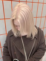 ベレーザ 渋谷(BELEZA)&nbsp;7165韓国ブロンドハイライトグラデーション艶髪ハイトーンカラー