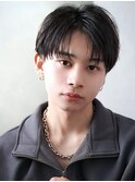 ツーブロック刈り上げマッシュ"韓国ナチュラルコンマバング"
