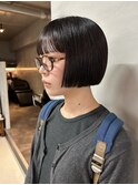 シンプルボブ_ストレートボブ_切りっぱなしボブ_シンプルボブ