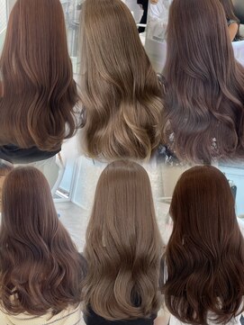 アイシー 表参道(ICY) 人気のベージュ系カラーブリーチなし