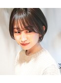 ショート/丸みショート/髪質改善カラー