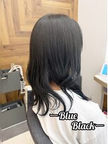 アース 浦安店(HAIR&MAKE EARTH) 透明感ブルーブラック♪