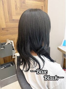 アース 浦安店(HAIR&MAKE EARTH) 透明感ブルーブラック♪