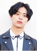 刈り上げセンターパート ニュアンスパーマ フェザーパーマ men's