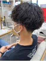 プログレス 仙台駅東口店(PROGRESS)&nbsp;Men'sスタイル/ツイストパーマ×アッシュブラック10代/20代/30代