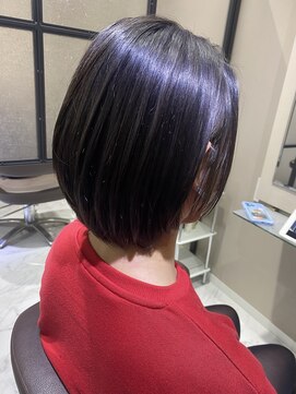 あお へあさろん スクールカット　ストレート