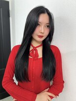 ビビバイベル(BiVi by BHEL)&nbsp;三重桑名韓国レイヤーカット顔周りレイヤーボブベージュカラー