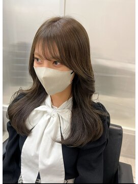 トッカ ヘアアンドトリートメント バイ リウム(tocca hair&treatment by Rium) 《韓国ヘア》韓国風顔周り×オリーブベージュカラー