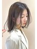 【６月限定】小顔カット＋透明感カラー＋髪質改善TR　￥11000