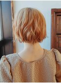 ハイトーンショートボブ20代/30代/40代/庭瀬