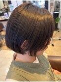 レイヤーカットマッシュショートボブウルフカット韓国40代30代