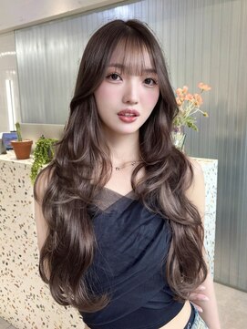 オニキス(ONYX) e63ミルクティーグレージュブリーチなし韓国レイヤーカット