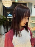 韓国ヘア/レイヤースタイル/レイヤーカット/グレージュ/20代人気