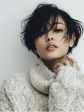 ヒマル 学芸大学(Himaru) 大人女性/ヘアセット黒髪/ボブルフ/ネビージュ/ショートボブ