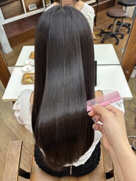 髪質改善ストレート「髪にドラマを。」