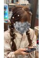 ヘアメイク ドールズ&nbsp;浴衣にピッタリの編みおろし♪